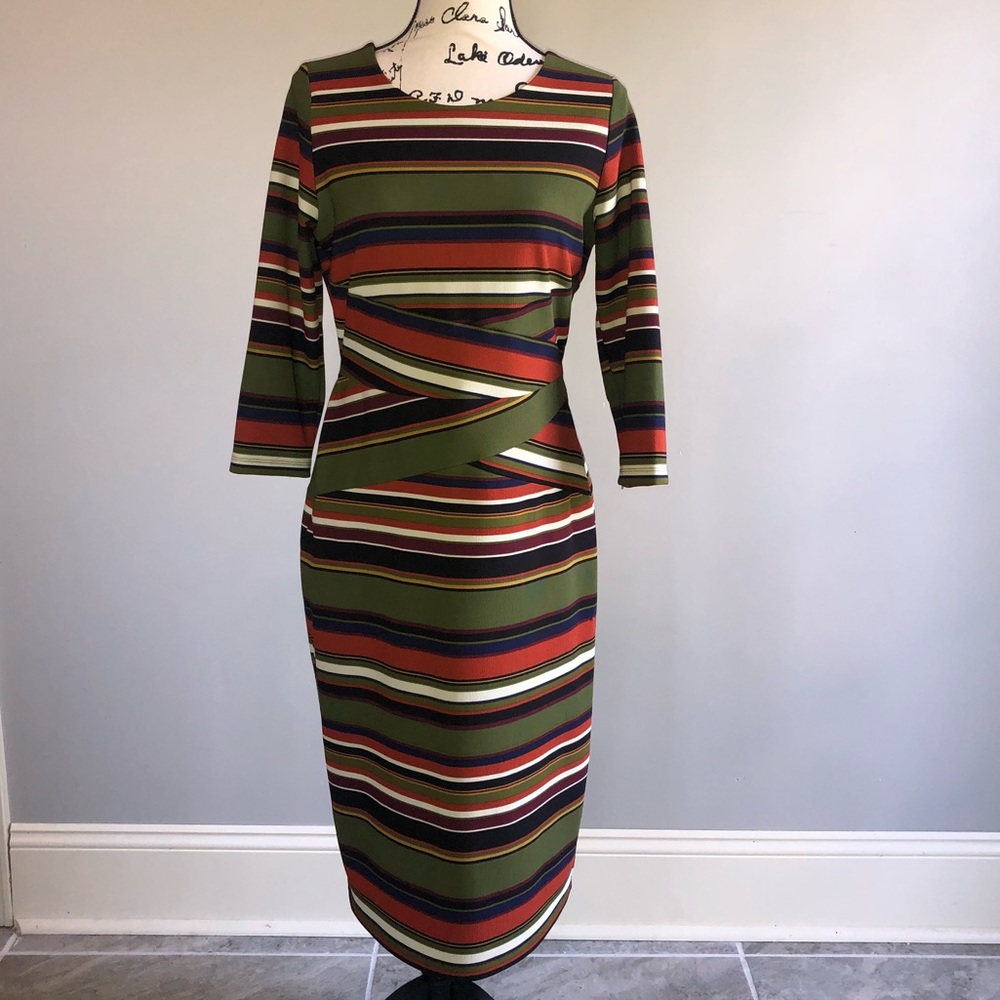 Striped Bodycon Dress